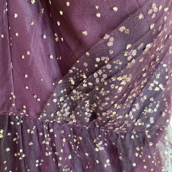 marchesa notte ombre glitter dress Girls | Ombre Rosette Tulle One Shoulder Dress - Marchesa Mini x Gymboree in Purple | Size 12 main image 0